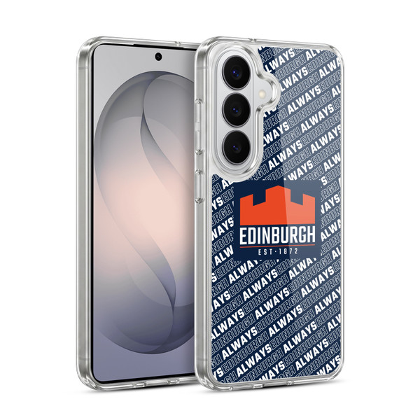 Edinburgh Rugby Graphics Logo Pattern Soft Gel Case for Samsung Galaxy S26