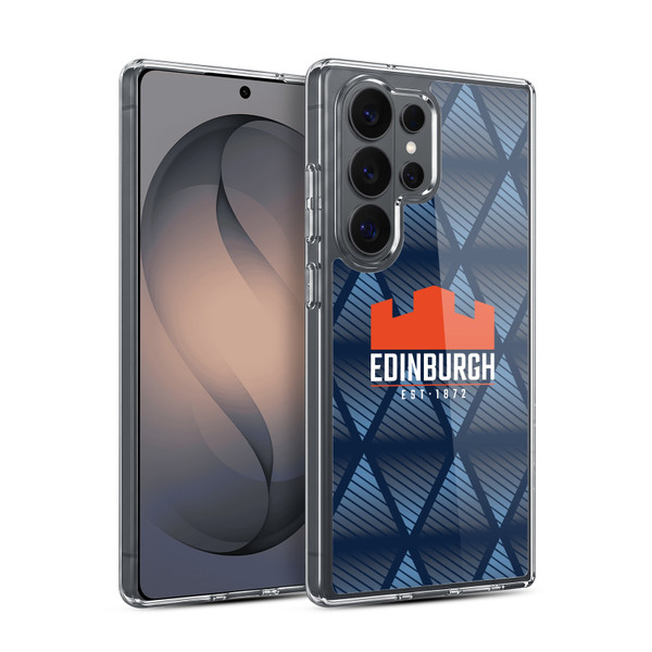 Edinburgh Rugby Graphics Pattern Soft Gel Case for Samsung Galaxy S26 Ultra