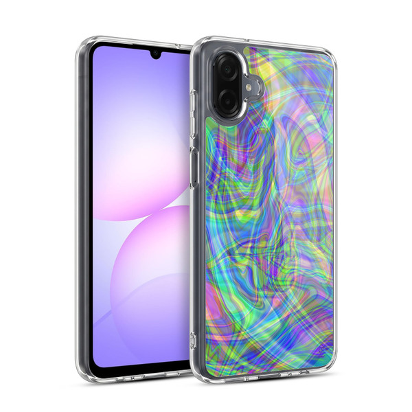 Suzan Lind Colours & Patterns Iridescent Abstract Soft Gel Case for Samsung Galaxy A07 4G