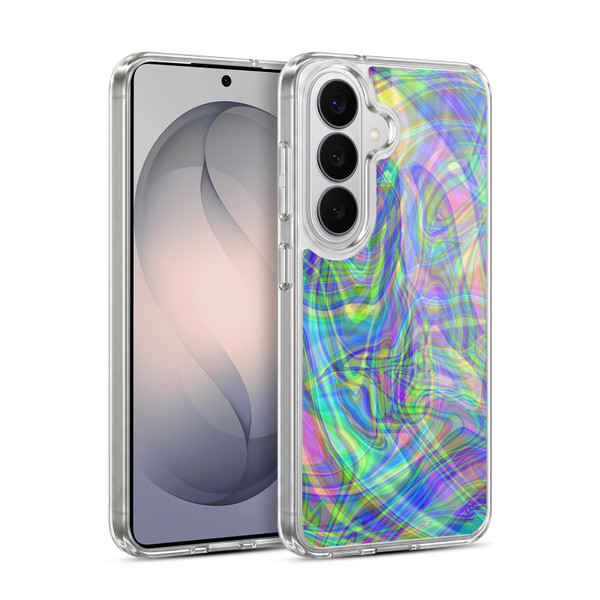 Suzan Lind Colours & Patterns Iridescent Abstract Soft Gel Case for Samsung Galaxy S26 Plus