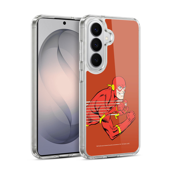 The Flash DC Comics Vintage Double Soft Gel Case for Samsung Galaxy S26 Plus