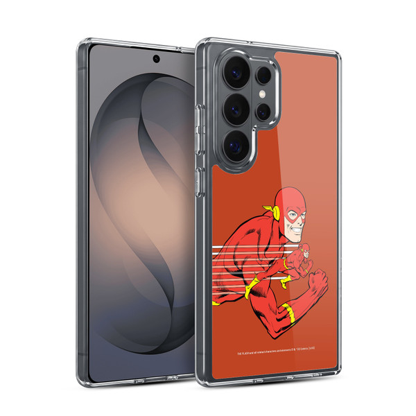 The Flash DC Comics Vintage Double Soft Gel Case for Samsung Galaxy S26 Ultra