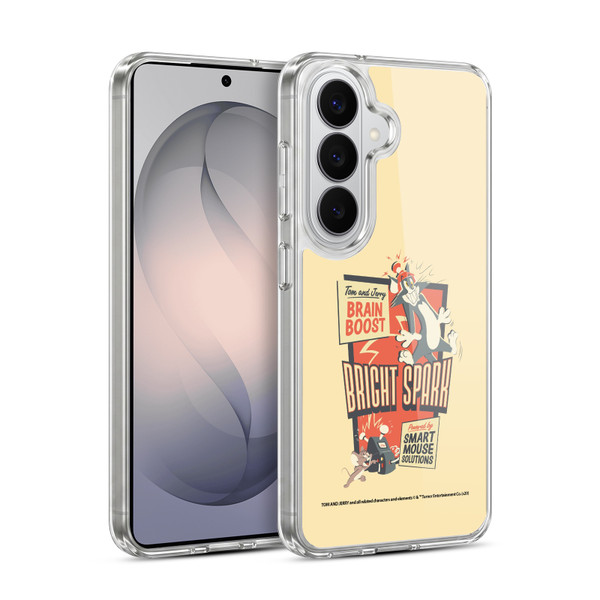 Tom and Jerry Retro Bright Spark Soft Gel Case for Samsung Galaxy S26
