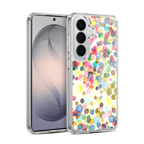 Ninola Watercolor Prints Dots Soft Gel Case for Samsung Galaxy S26 Plus