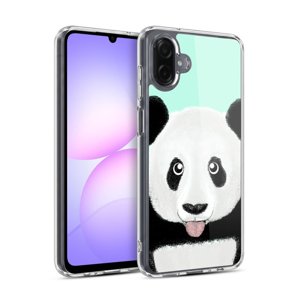 Barruf Animals The Cute Panda Soft Gel Case for Samsung Galaxy A07 4G