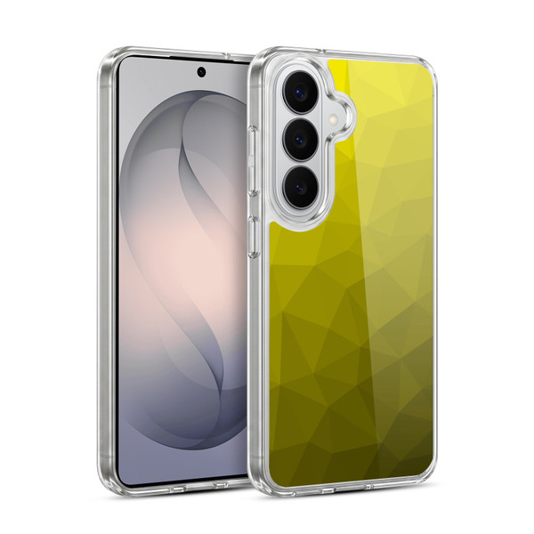 PLdesign Geometric Patterns Yellow Gradient Mesh Soft Gel Case for Samsung Galaxy S26 Plus
