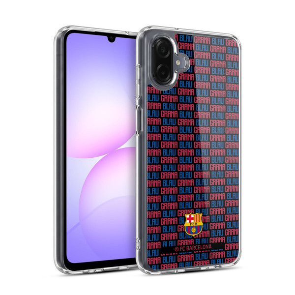 FC Barcelona Culé  Blaugrana Soft Gel Case for Samsung Galaxy A07 4G