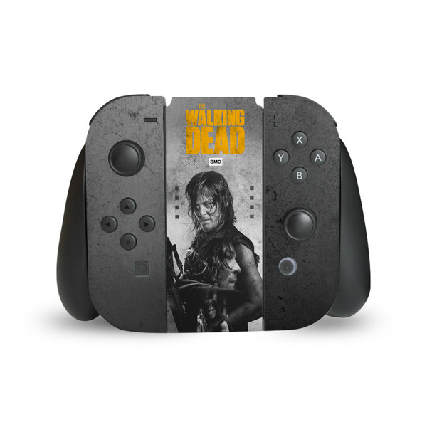 AMC The Walking Dead Daryl Dixon Graphics Daryl Double Exposure Vinyl Sticker Skin Decal Cover for Nintendo Switch Joy Controller