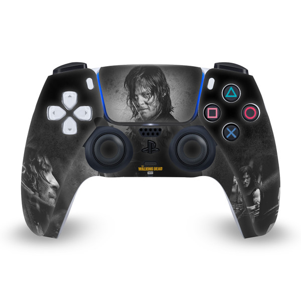 AMC The Walking Dead Daryl Dixon Graphics Daryl Double Exposure Vinyl Sticker Skin Decal Cover for Sony PS5 Sony DualSense Controller