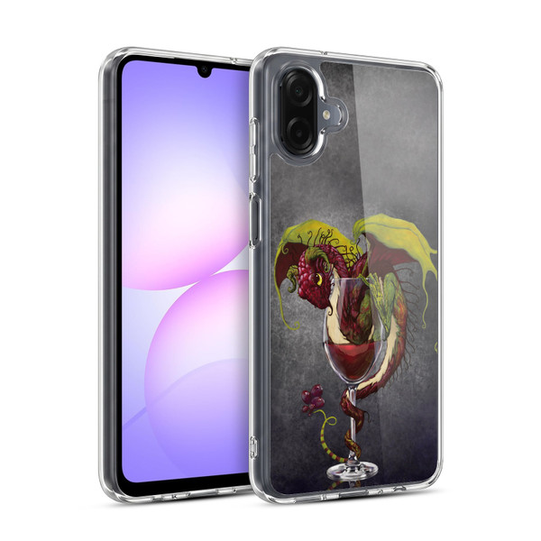 Stanley Morrison Dragons Red Wine Drink Soft Gel Case for Samsung Galaxy A07 4G