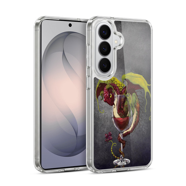 Stanley Morrison Dragons Red Wine Drink Soft Gel Case for Samsung Galaxy S26