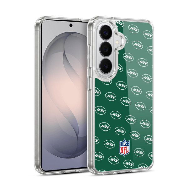 NFL New York Jets Artwork Patterns Soft Gel Case for Samsung Galaxy S26