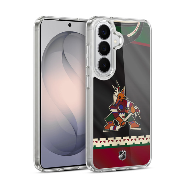 NHL Arizona Coyotes Jersey Soft Gel Case for Samsung Galaxy S26 Plus