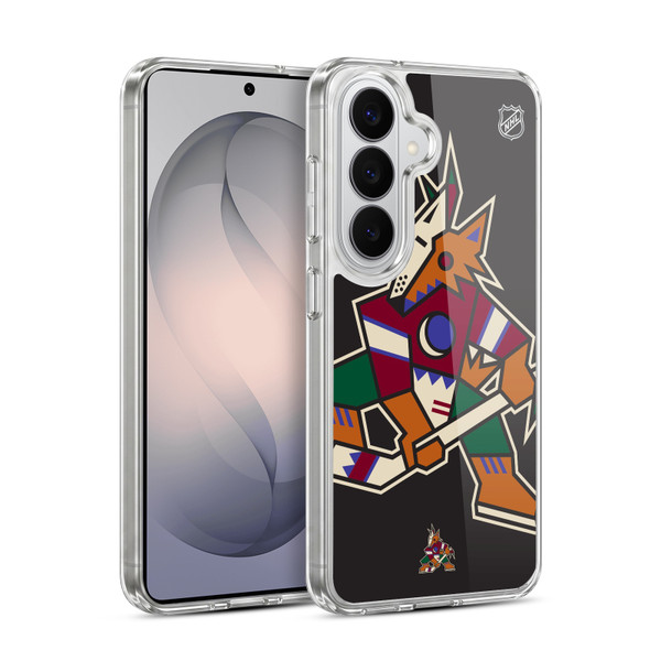 NHL Arizona Coyotes Oversized Soft Gel Case for Samsung Galaxy S26 Plus