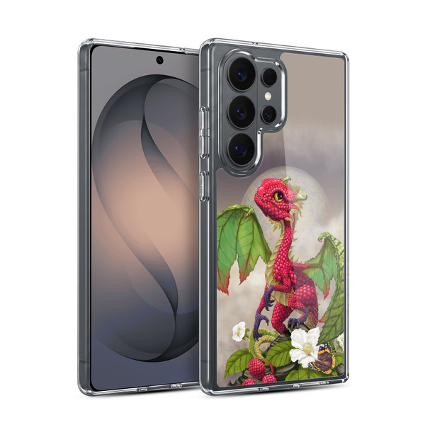 Stanley Morrison Dragons 3 Raspberry Garden Soft Gel Case for Samsung Galaxy S26 Ultra