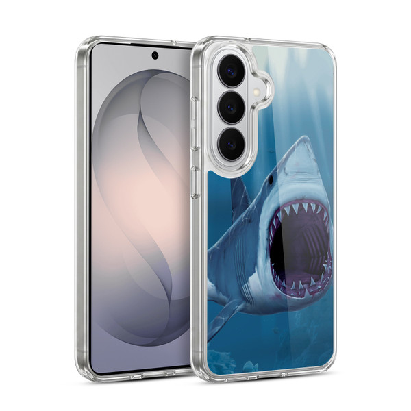 Vincent Hie Underwater Shark Bite Soft Gel Case for Samsung Galaxy S26 Plus
