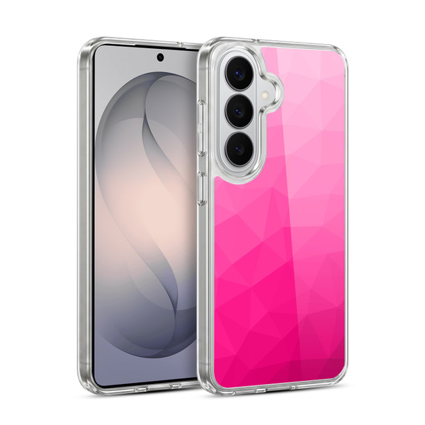 PLdesign Geometric Patterns Hot Pink Gradient Mesh Soft Gel Case for Samsung Galaxy S26