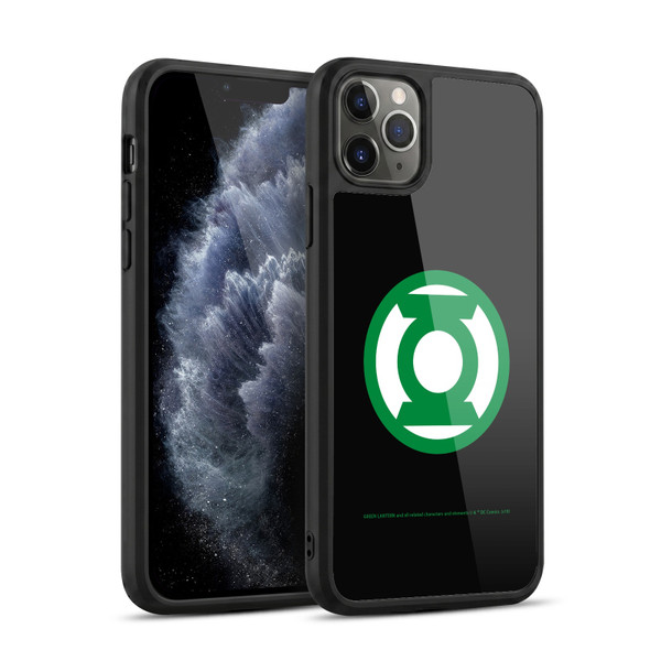 Green Lantern DC Comics Logos Black Gel Armour Case For Apple iPhone 11 Pro Max