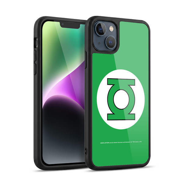 Green Lantern DC Comics Logos Classic Gel Armour Case For Apple iPhone 14 Plus