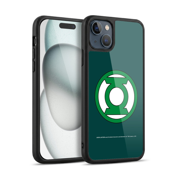 Green Lantern DC Comics Logos Classic 2 Gel Armour Case For Apple iPhone 15 Plus