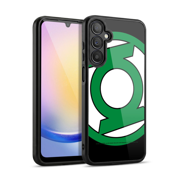 Green Lantern DC Comics Logos Oversized Gel Armour Case For Samsung Galaxy A25 5G