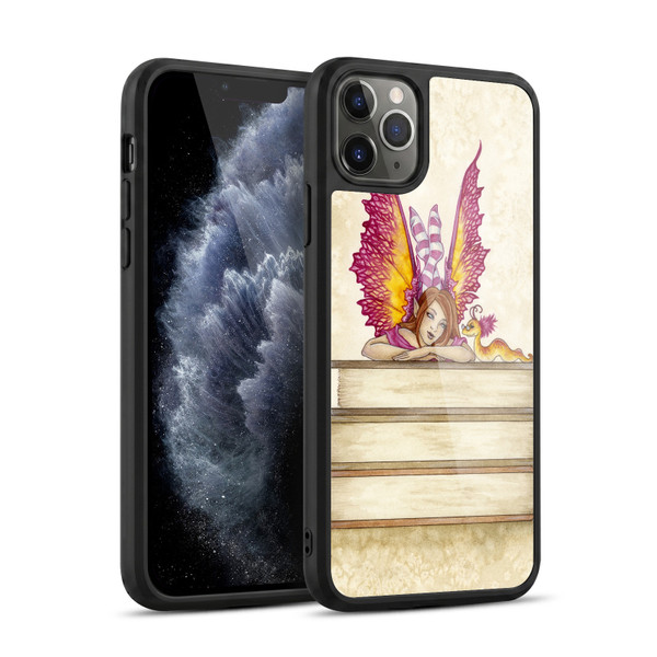 Amy Brown Lovely Fairies Pink Pixie Gel Armour Case For Apple iPhone 11 Pro Max