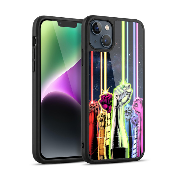 Green Lantern DC Comics Comic Book Covers Power Rings Gel Armour Case For Apple iPhone 14 Plus