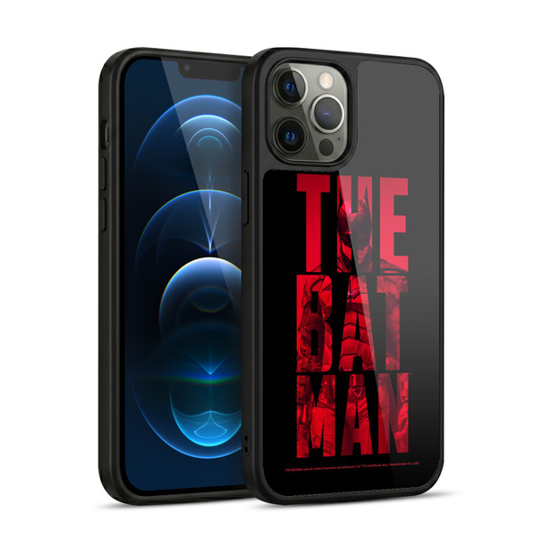 The Batman Neo-Noir Graphics Typography Gel Armour Case For Apple iPhone 12 Pro Max