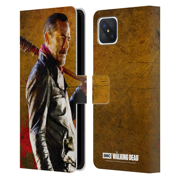 AMC The Walking Dead Negan Lucille 1 Leather Book Wallet Case Cover For OPPO Reno4 Z 5G