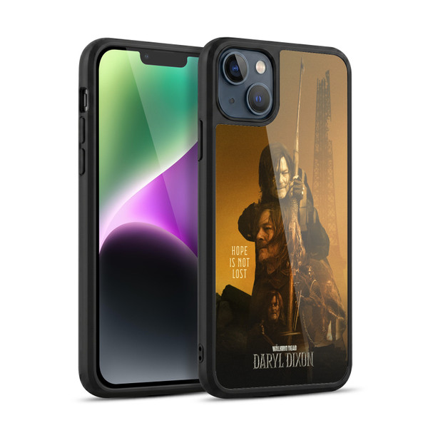 The Walking Dead: Daryl Dixon Key Art Double Exposure Gel Armour Case For Apple iPhone 14 Plus