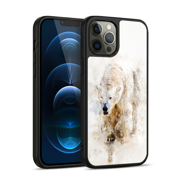 Simone Gatterwe Animals 2 Abstract Polar Bear Gel Armour Case For Apple iPhone 12 Pro Max