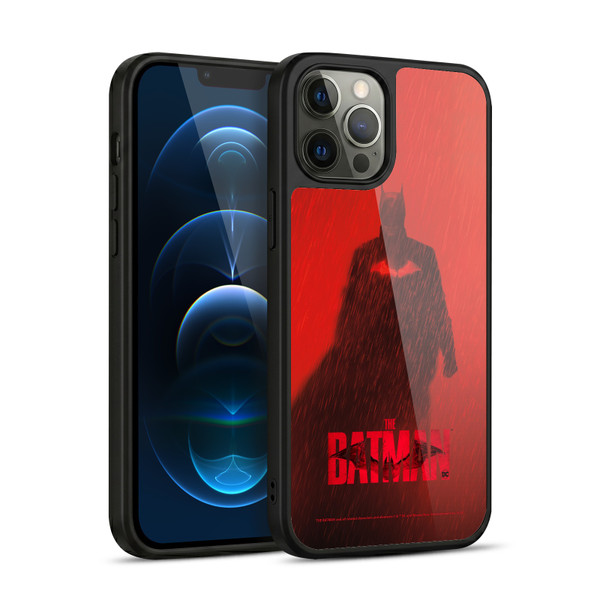 The Batman Posters Red Rain Gel Armour Case For Apple iPhone 12 Pro Max