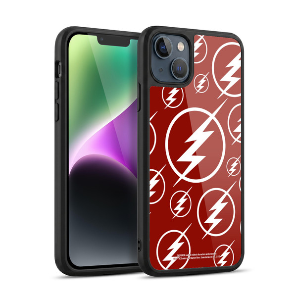 The Flash TV Series Logos Pattern Gel Armour Case For Apple iPhone 14 Plus