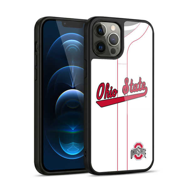 Ohio State University Jersey Baseball Home Gel Armour Case For Apple iPhone 12 Pro Max