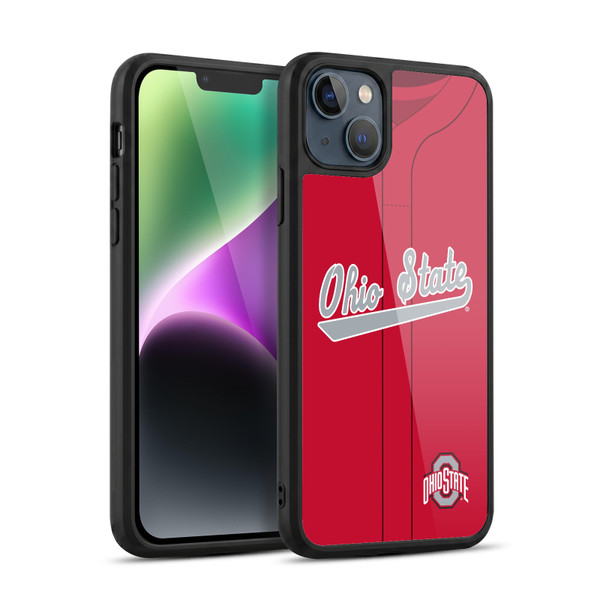Ohio State University Jersey Baseball Away Gel Armour Case For Apple iPhone 14 Plus