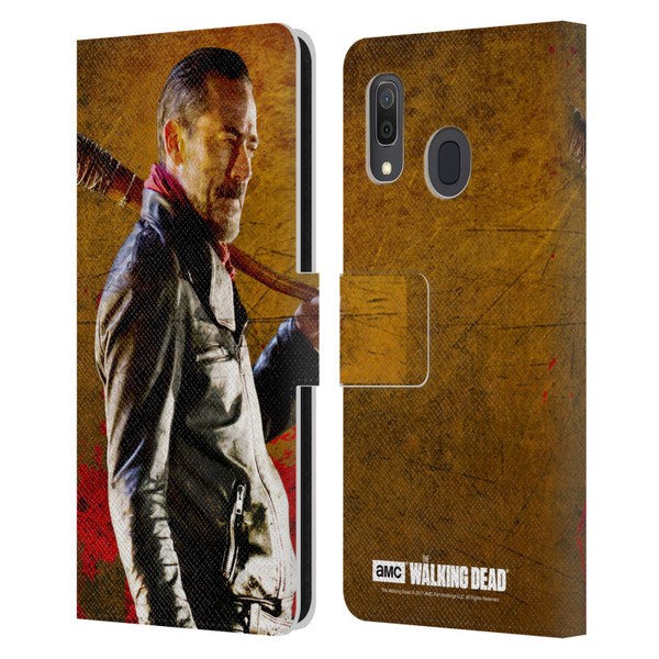 AMC The Walking Dead Negan Lucille 1 Leather Book Wallet Case Cover For Samsung Galaxy A33 5G (2022)