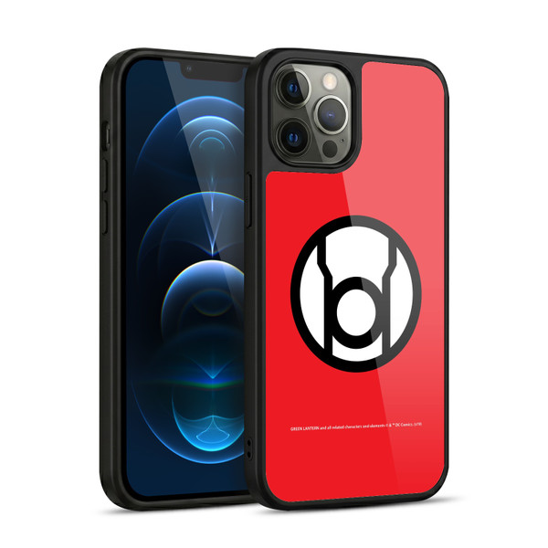 Green Lantern DC Comics Lantern Corps Red Gel Armour Case For Apple iPhone 12 Pro Max