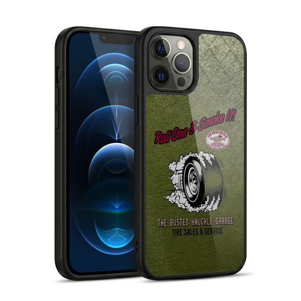 Busted Knuckle Garage Graphics Tire Gel Armour Case For Apple iPhone 12 Pro Max