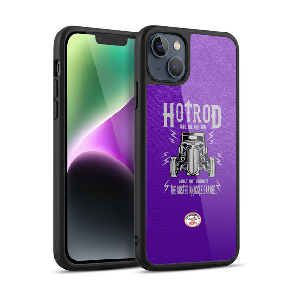 Busted Knuckle Garage Graphics Hot Rod Gel Armour Case For Apple iPhone 14 Plus