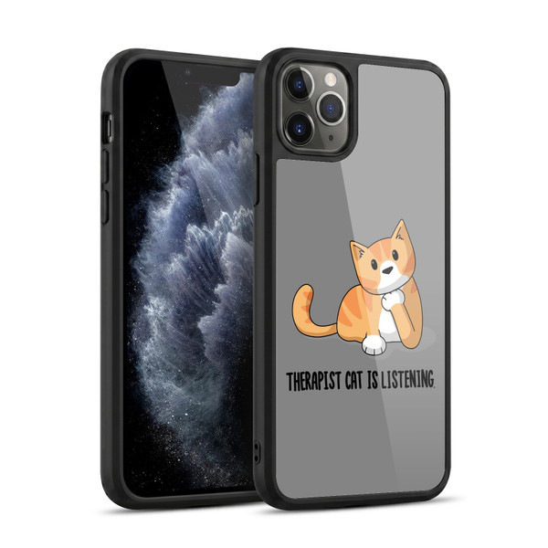 Beth Wilson Doodle Cats 2 Therapist Gel Armour Case For Apple iPhone 11 Pro Max