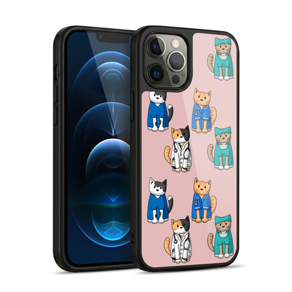 Beth Wilson Doodle Cats 2 Professionals Gel Armour Case For Apple iPhone 12 Pro Max