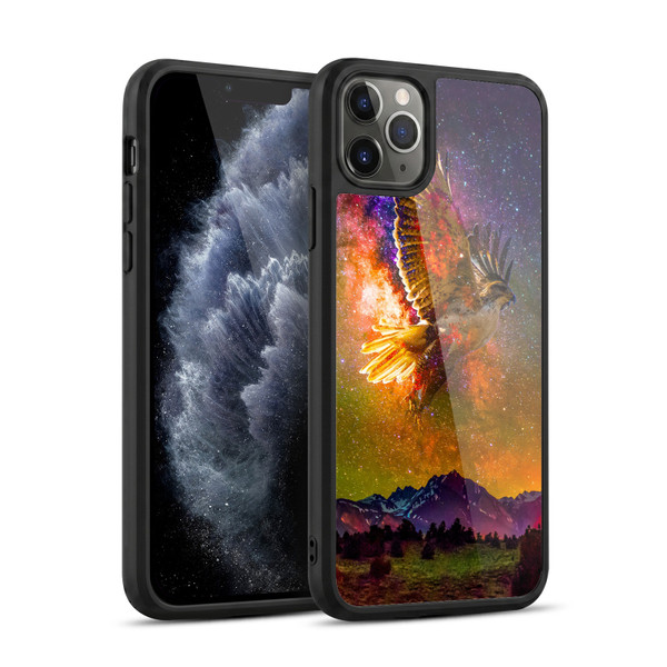 Dave Loblaw Animals Night Hawk Gel Armour Case For Apple iPhone 11 Pro Max