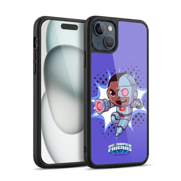 Super Friends DC Comics Toddlers 1 Cyborg Gel Armour Case For Apple iPhone 15 Plus