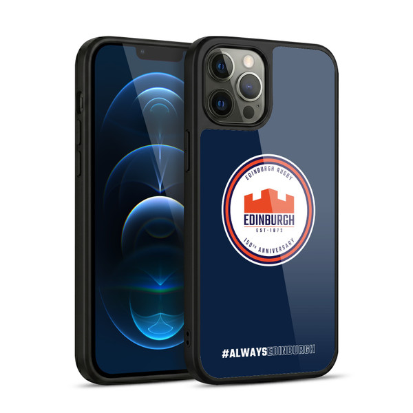 Edinburgh Rugby Graphics 150th Logo Gel Armour Case For Apple iPhone 12 Pro Max