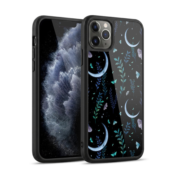 Episodic Drawing Art Moth Garden Pattern Gel Armour Case For Apple iPhone 11 Pro Max