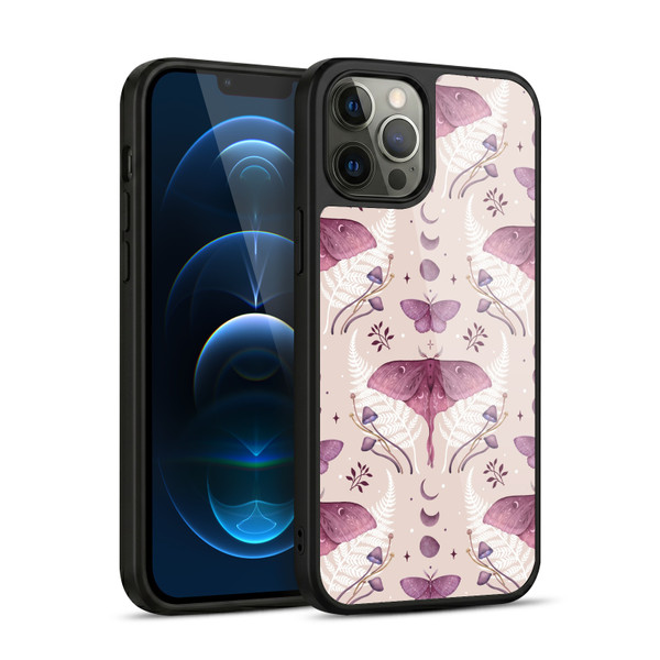 Episodic Drawing Art Emerald Pink Pattern Gel Armour Case For Apple iPhone 12 Pro Max