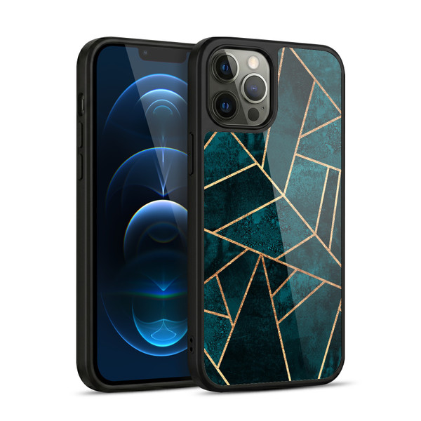 Elisabeth Fredriksson Sparkles Deep Teal Stone Gel Armour Case For Apple iPhone 12 Pro Max