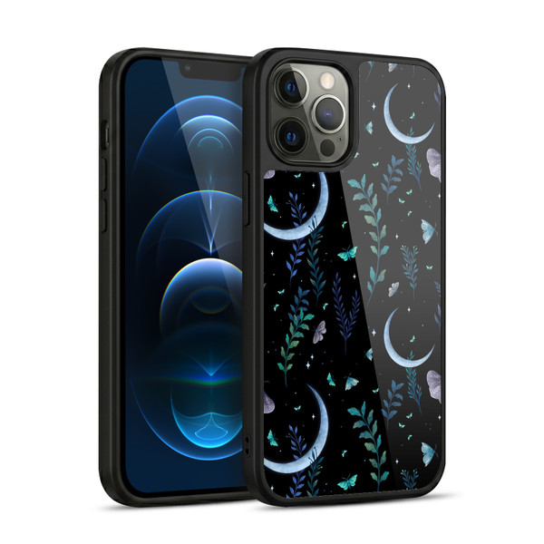 Episodic Drawing Art Moth Garden Pattern Gel Armour Case For Apple iPhone 12 Pro Max