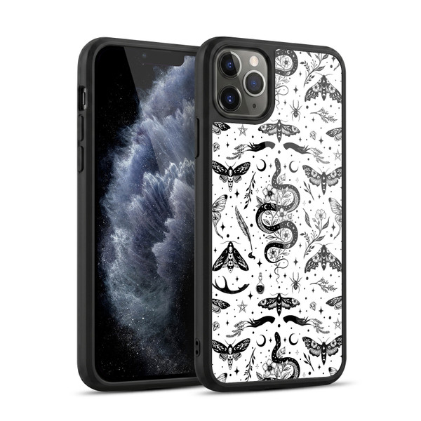 Episodic Drawing Pattern Flash Tattoo Gel Armour Case For Apple iPhone 11 Pro Max