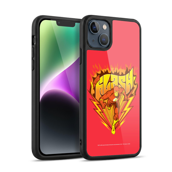 The Flash DC Comics Vintage Fastest Man Gel Armour Case For Apple iPhone 14 Plus